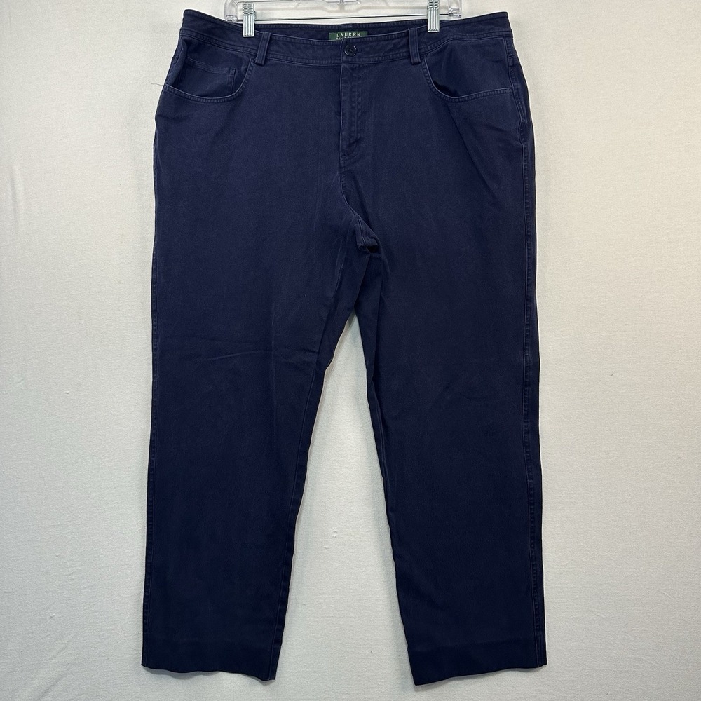 Lauren Ralph‎ Lauren Women's Pants 18W Blue